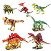 Non-Toxic Moc Jurassic Series Spinosaurus Tyrannosaurus Rex Building Blocks Set Dinosaur Velociraptor Idea Toys For Children Birthday Gift