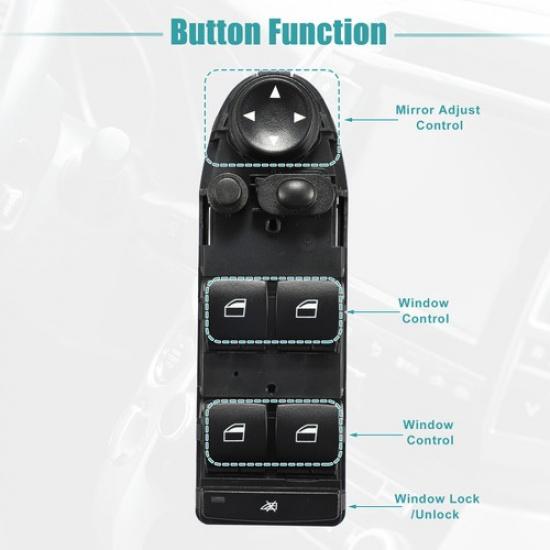 Front Left Driver Side Master Power Window Switch ONE  for BMW X6 08-14