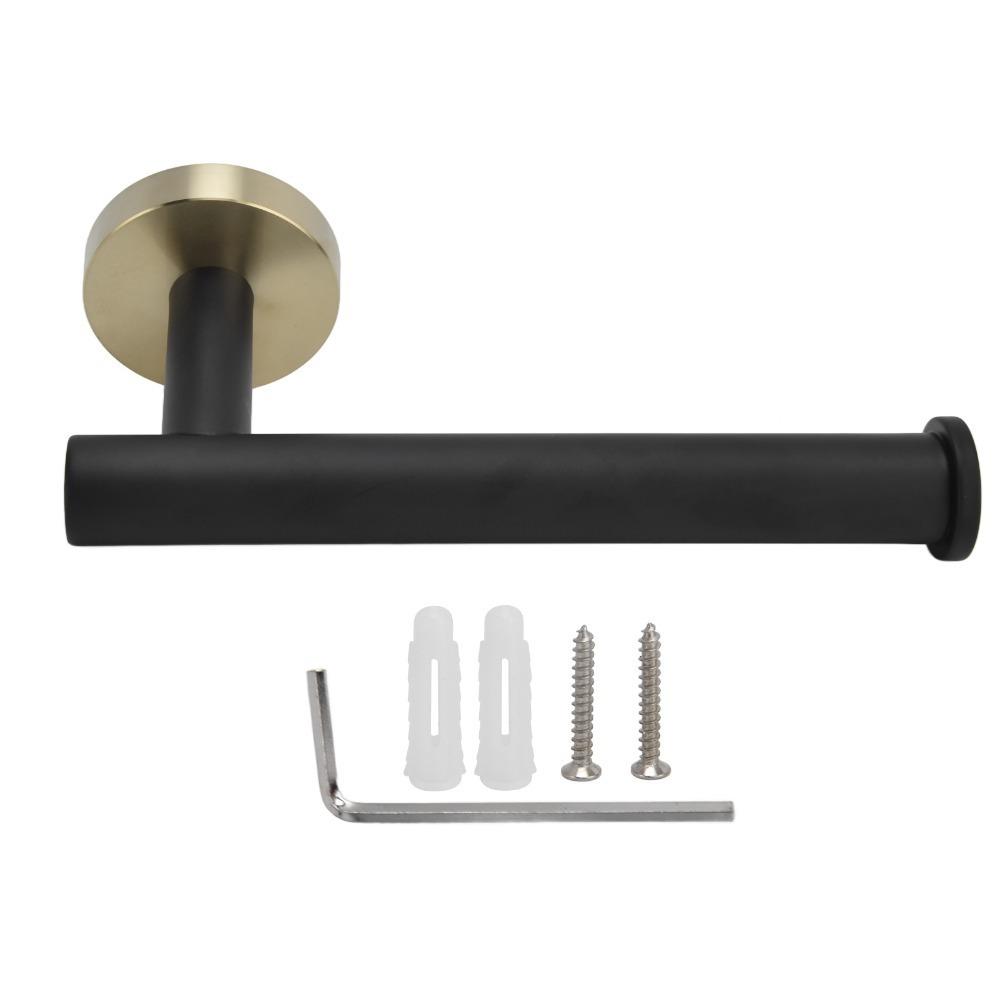 304 Stainless Steel Tissue Roll Holder Wall-Mounted Paper Towel Holder Home Use