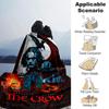 1pc The Crow Raven Throw Blanket Soft Flannel, Cozy All Season Polyester Perfect for Home, Office