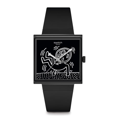 Swatch BREAK LOOSE SO34Z103 Watch, Black