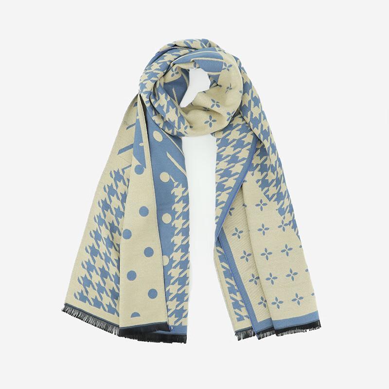 REACH STAR Damen Hahnentritt Faux Kaschmir Schal