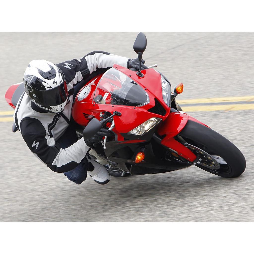 JPMODAO Fits CBR 600 RR Black Stock Style Racing Car Mirrors Left and Right Set 2003-2012 RR/1000 2004-2006 -