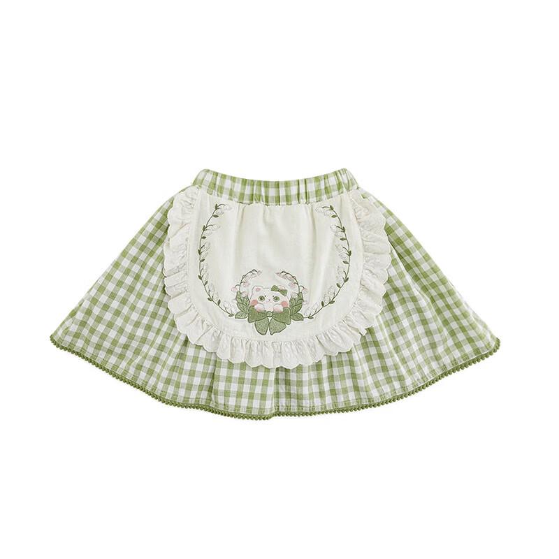 Yoyou Mädchen Rokoko Rüschenhemd & Gewebter Rock Kollektion