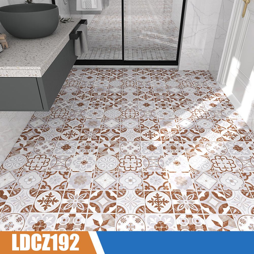 Bathroom Home Decoration Waterproof Floor Sticker Anti Slip Floor Sticker Long Lasting Durability Use Self-adhesive Waterproof