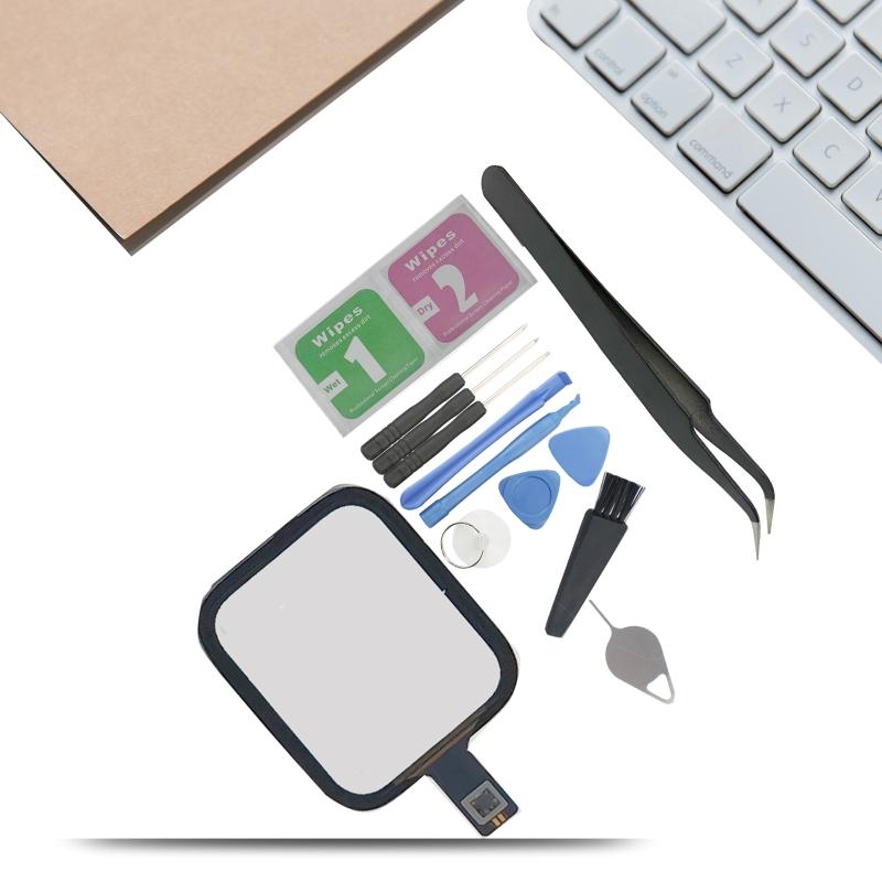 Universal Watch Touchscreen Repair Kit for iWatchS4 40/44mm Durable Watch Front Glass Replace Kit with Tools