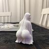 3D Printed Big-Ass Ghost Statue Halloween Witch Ghost Desktop Ornament Home Decor For Living Room Desktop Halloween Gift