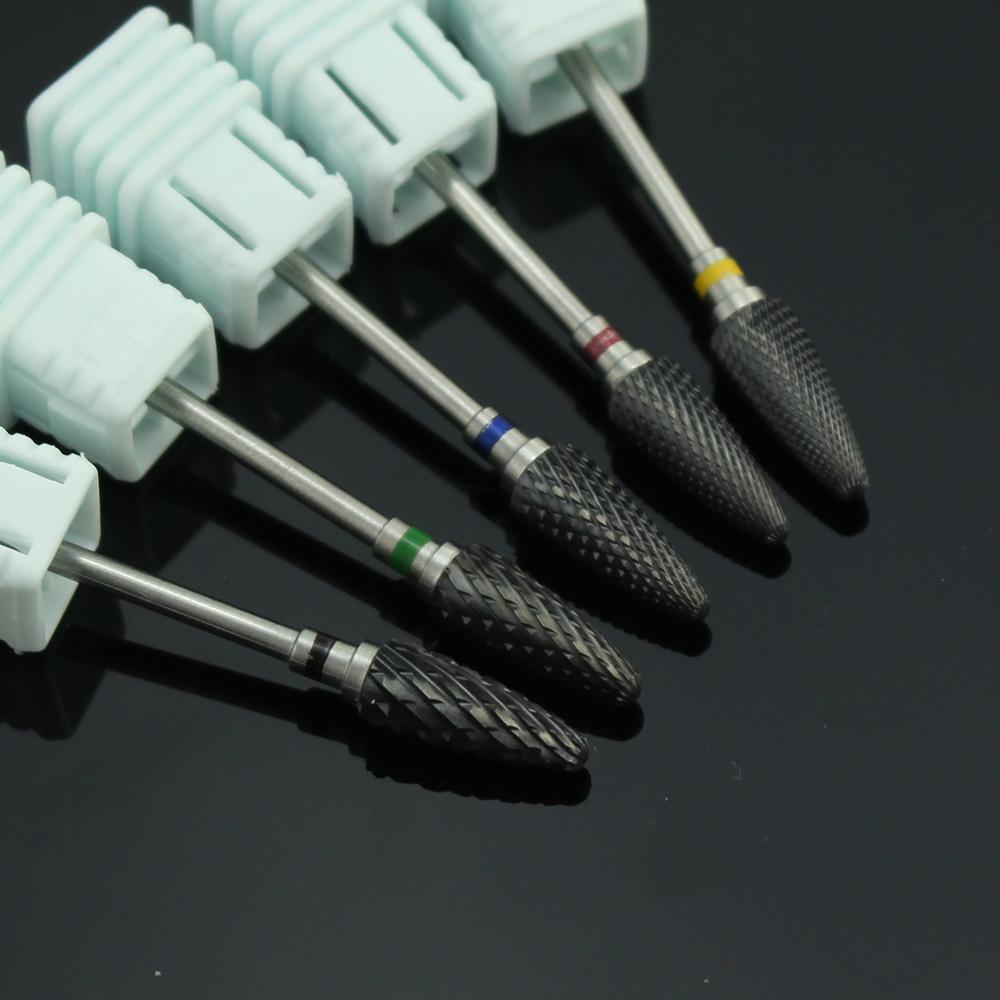 ERUIKA Pro 1pc Ceramic Torch Nail Drill Bit Milling Cutter Electric Rotary Drill Nail File Remove Acrylic Nail Gel Polish Tools