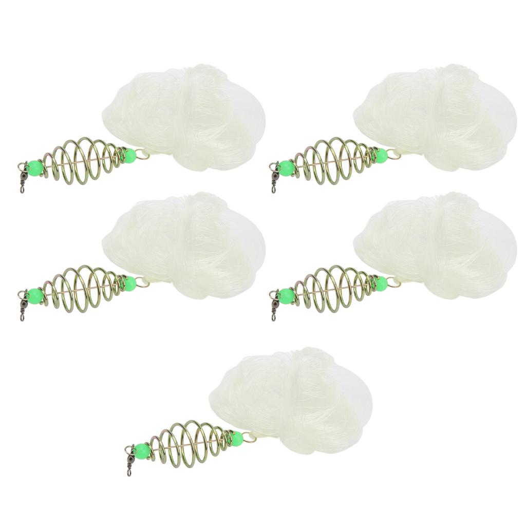 Rybářská síť s výbušným hákem 5ks Multifunkční rybářská síť na jarní hejno pro venkovní rybolov