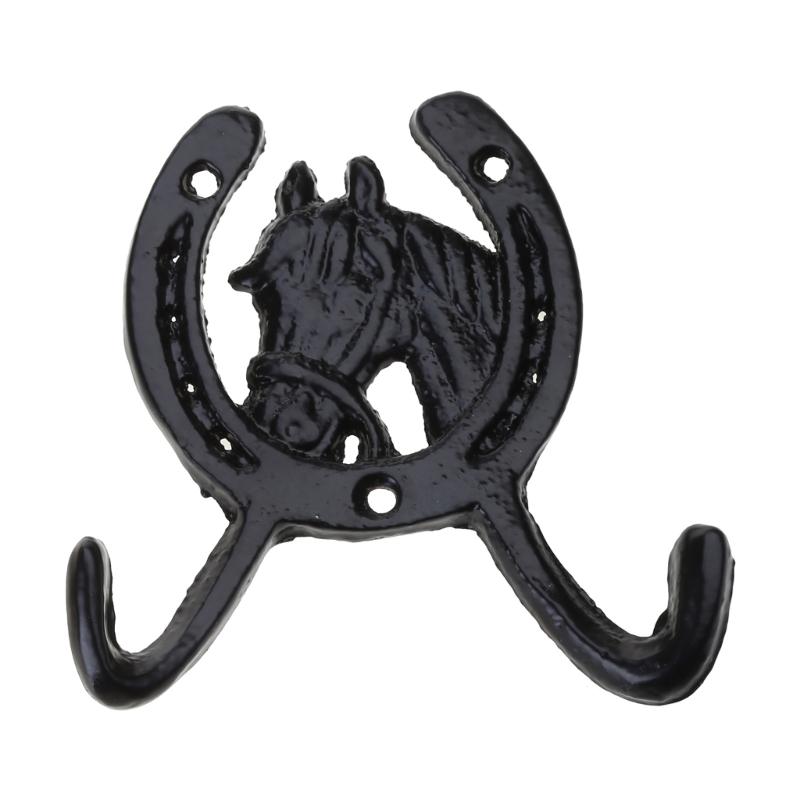 

Reliable Iron Horseshoe Hook Decorative Horseshoe Hook Wall Mount Organizer for Hangings Clothes Hat