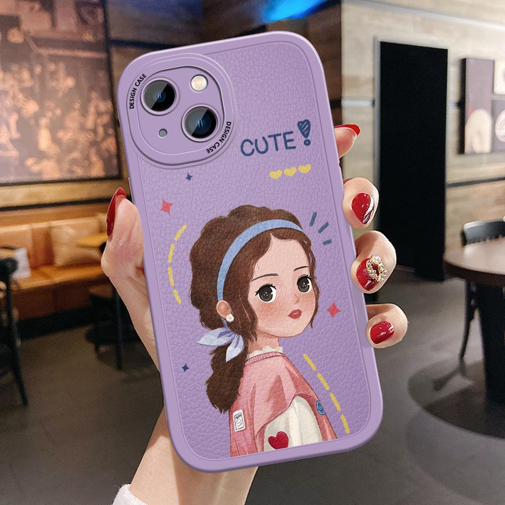 Beliebte PU-Leder-Handyhülle für iPhone Samsung Galaxy Xiaomi Redmi VIVO OPPO HUAWEI Honor Infinix Soft Back Cover Coque