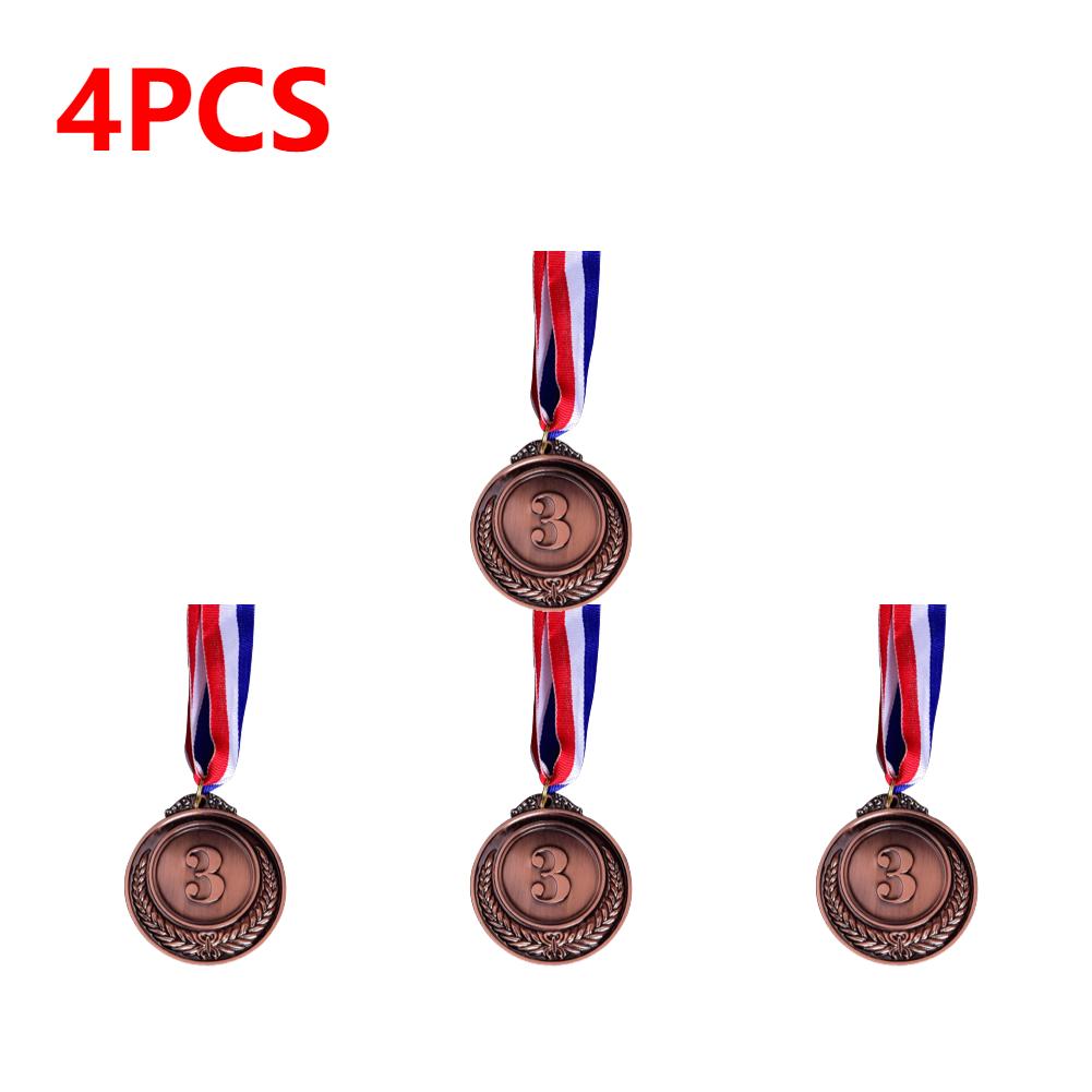 1-10pcs Gold Silver Bronze Prizes Winners Medals Sports Day Competitions Awards Medal Adults Children Outdoor Games Souvenir