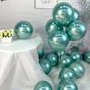 20pcs Metallic Balloon Decoration Wedding Christmas Valentine's Day Anniversary New Year Scene Decor Helium Chrome Balloon