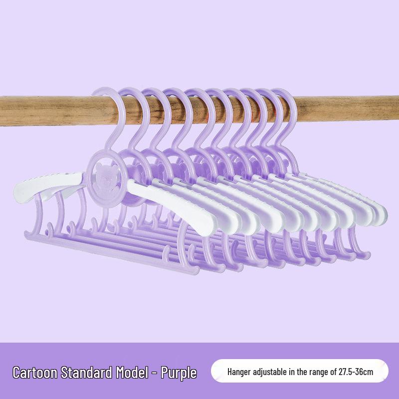 Nordic Style Seamless Plastic Hangers for Infants, Toddlers, and Children's Clothing & Pants