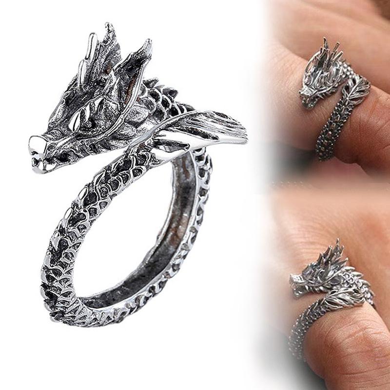 

Новое винтажное персонализированное модное кольцо в стиле хип-хоп с открытой головкой в ​​Европе и Америке