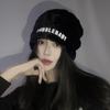 White Furry Pile Pile Hat Plush Warm Hat Female Cute Autumn and Winter Cold Hat Ear Protection Baotou Hat Female
