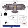 KADAX Drachen für Kinder Groß 180x80cm Adler Vogel Leine