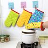Padded Lining Protective Glove Oven BBQ Polka Dot Mitts Kitchen Cooking Tools