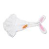 Lawn Goose Clothing Plush Cute Long Ear Easter Bunny Outfit for Goose White Rosy