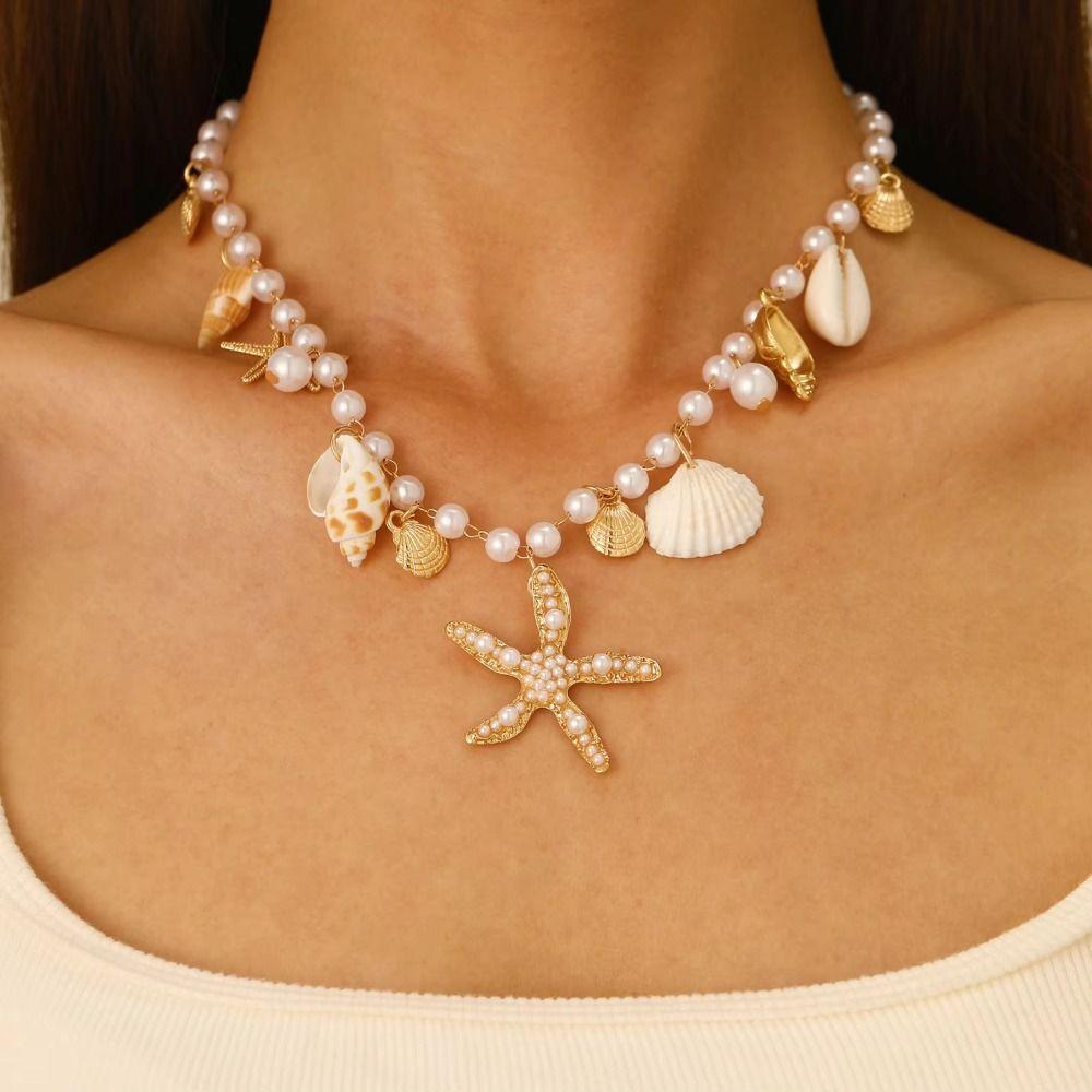 Shell Beach Waist Chain Body Jewelry Body Chain Jewelry Women's shell Bracelet Necklace Summer
