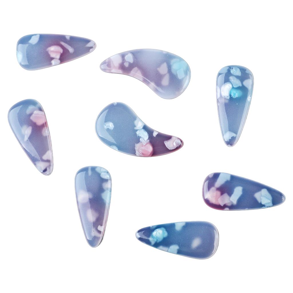 8Pcs Finger Picks Silicone Delicate Smoothly Appearance Elastic Professional Nail Covers