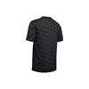 Under Armour UA Unstoppable Wordmark Full Print Crew Neck T-Shirt Men Tops Black 1345563-001