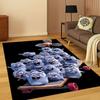 3D Grizzy and The Lemmings Cartoon Carpet Rug for Bedroom Living Room Sofa Home Decor,kids Game Area Rug Non-slip Floor Mat Gift