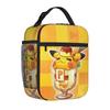 Pokemon Theme Large Capacity Thermal Insulation Lunch BagBento Pack Rice Bag Pikechu Like Food Storage Picnic Bags Tote