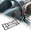 Carbon Fiber Central Console CD AC Cover Trim For BMW 3 Series E46 1998-2005