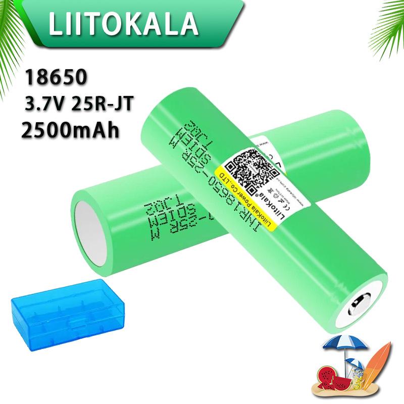 LiitoKala 25R 18650 2500mAh Lithium Battery INR18650-25R