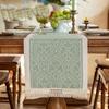 Jacquard Table Cover with Tassel Tablecloth INS Ethnic Style Table Runner  Table Decor
