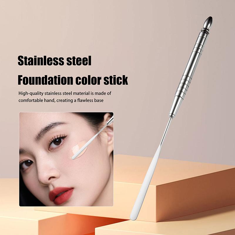 Paslanmaz Çelik Makyaj Tırnak Jeli Spatula Karıştırma Çubuğu Fondöten Krem Karıştırma Aracı Kozmetik Makyaj Aksesuarları Pigment Karıştırma