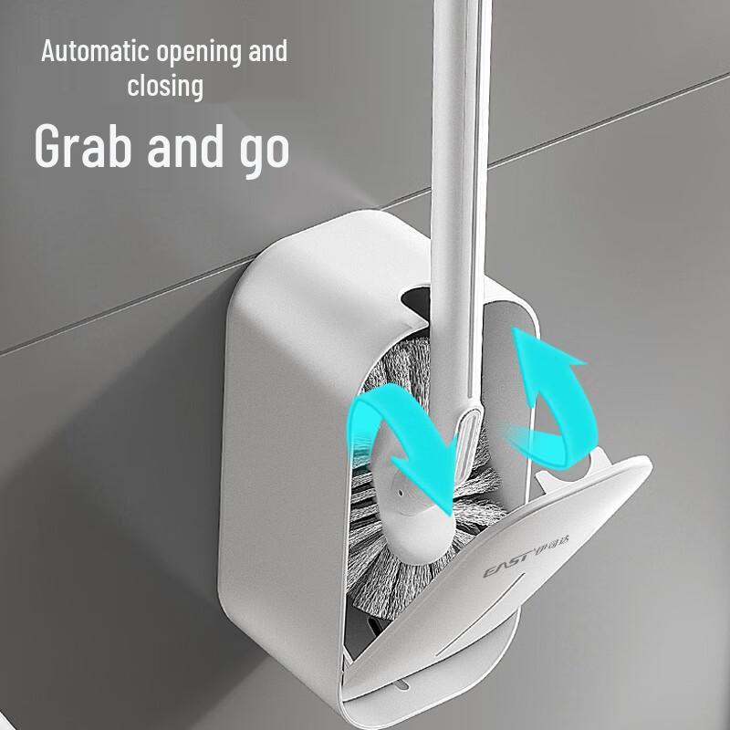 east Ar Wall-Mounted Long-Handle Toilet Brush