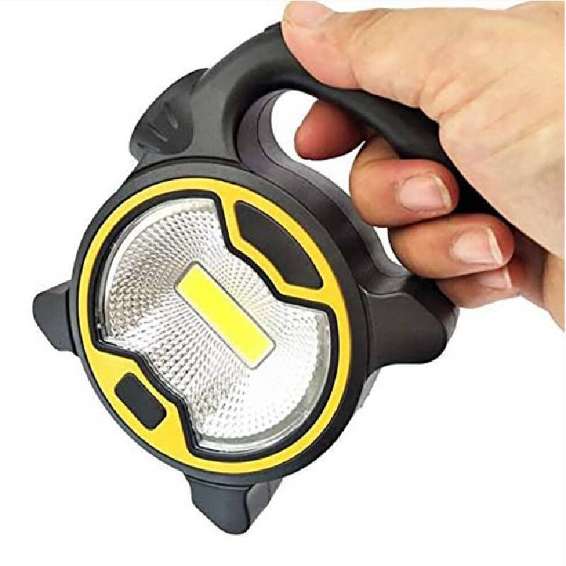 Camping Cob Handheld Floodlight With Led Work Light For Outdoors And Emergency Use