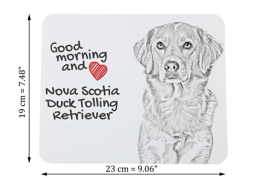 Nova Scotia Duck Tolling Retriever – Mouse pad with print, personalized dog-themed mouse pad | Art-Dog