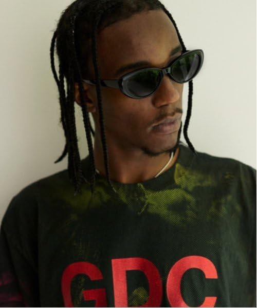 Zoff Oval Sunglasses by UV (Black, ZA251G38_14E1) GDC. Protection, Stylish, Unisex. [5519-145]