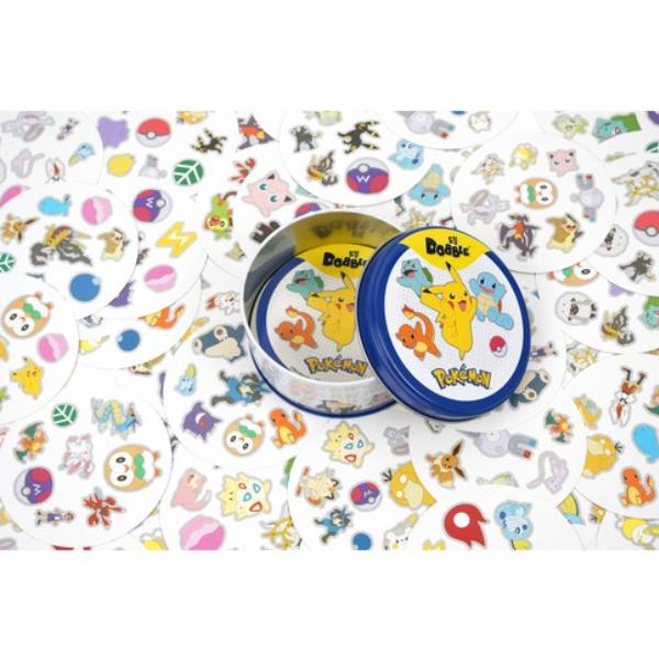 pokemon dobble card game Box Match Pokémon on colorful cards Dobble Pokemon Edition Spot It
