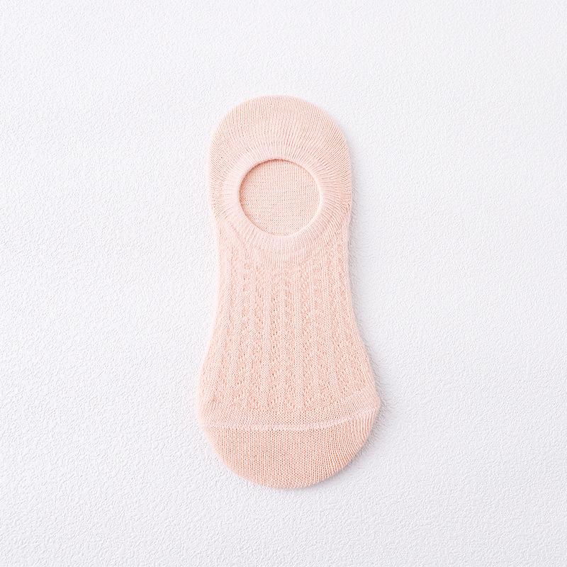 Women's Low-Cut Mesh Non-Slip Invisible Socks - Spring/Summer Lightweight Boat Socks