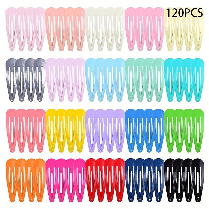 Colorful Shiny Hair Clips for Kids – Water Drop BB Hairpins for Bangs and Flyaways
