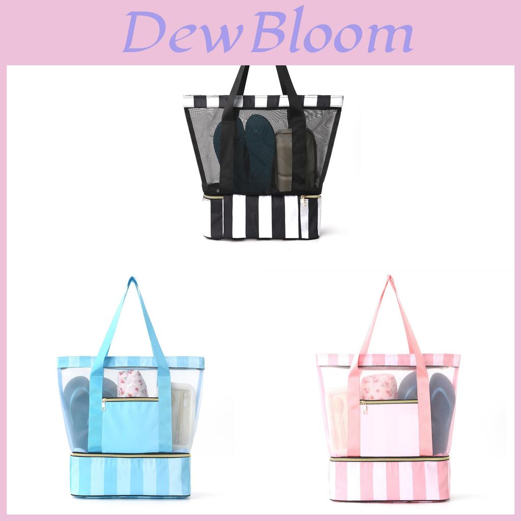 Double Layer Travel Bag With Oxford Cloth Fabric For Vacation And Beach Use