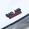 BAD ASS Edition Emblem 3D Metalowe naklejki dekoracyjne na samochód Przednia kratka Maska Błotnik Bagażnik Auto Body Motocykl SUV DIY Naklejki