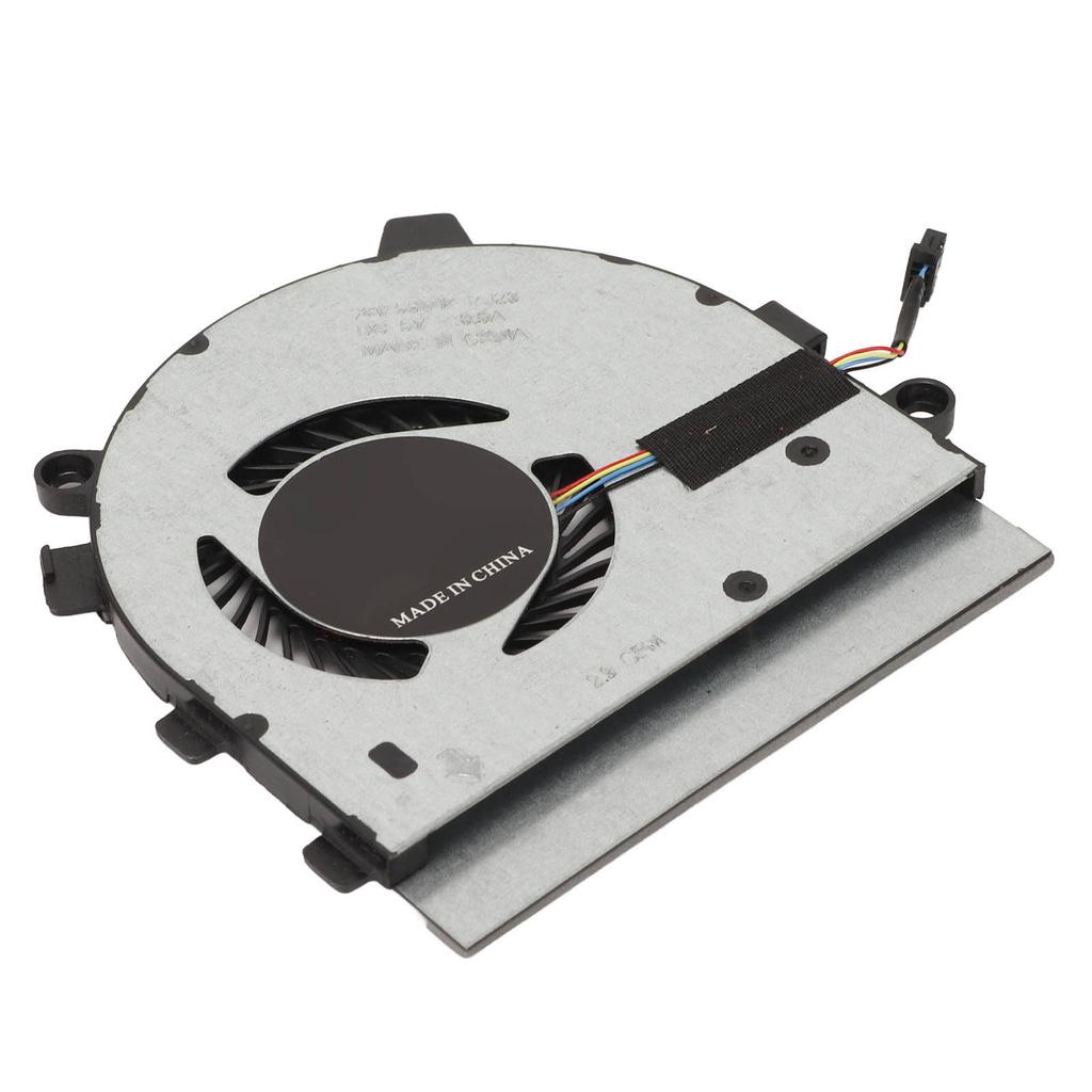 CPU Cooling Fan ABS Aluminum Alloy 4Pin Connector Easy Installation Laptop Cooling Fan for Inspiron 13 7390 7391