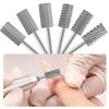 Professional Nail Care Tungsten Carbide Drill Bit for Electric Files Practical Cuticle Remover Manicure Tool