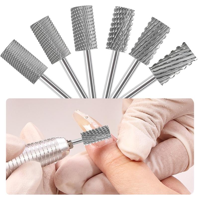 Professional Nail Care Tungsten Carbide Drill Bit for Electric Files Practical Cuticle Remover Manicure Tool