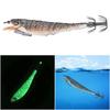 Luminous Wood Shrimp Fishing Lure 12cm 13g Cuttlefish Hard Bait Octopus Lure Artificial Bait for Saltwater Fishing