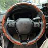 38CM Universal Car Steering Wheel Cover Breathable Anti Slip Carbon Steering Covers Suitable Steering Wheel Interior Accessories