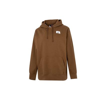 Flight Fleece Hoodie With Logo Patch Women Tops Brown DQ4604-385
