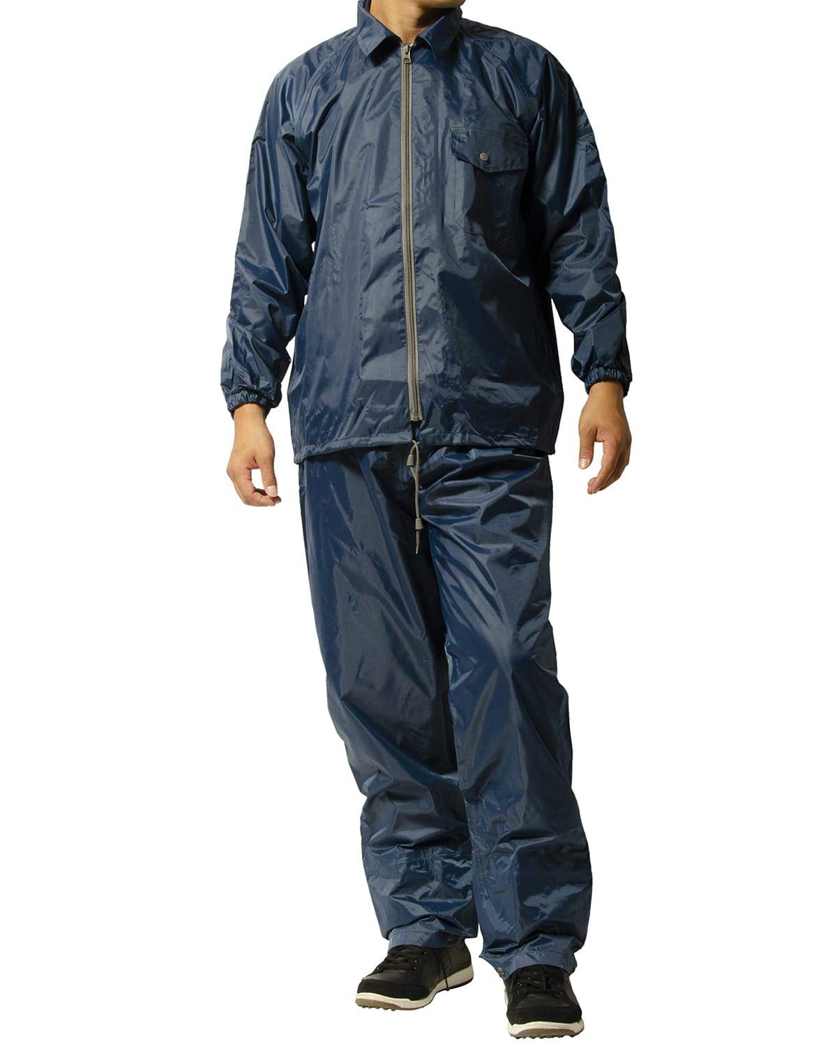 

Mac Adjustable Rain Suit, Navy, Size L