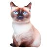 Niedliche lebensechte 3D Katzen Plüschtiere Stofftier Weiche Tierpuppe Simulation Schlafkissen Sofakissen Zeichentrickpuppe Heimdekor Geschenk