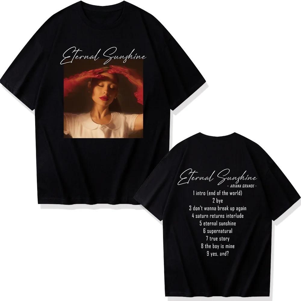 Ariana Grande  Eternal Sunshine graphic Unisexs TShirt Unisex ONeck 100 Cotton Short Sleeve Y2k Oversized Popular Fashion Tee M